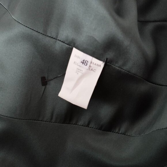 Vintage Y2K Dolce & Gabbana Suede Coat 46 US 10 Patchwork Butterfly - Picture 14 of 14